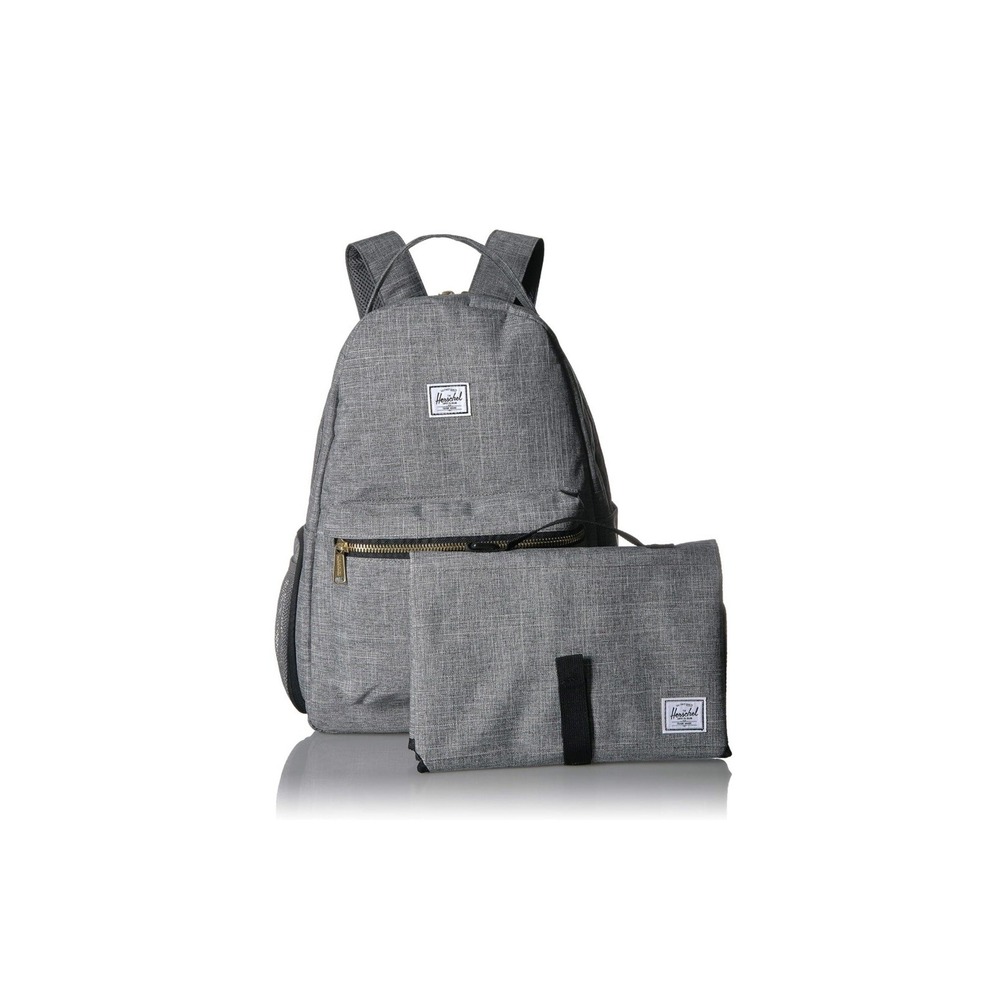 Herschel Baby Sprout Backpack, Raven Crosshatch OS, With Changing Mat For‎ Baby